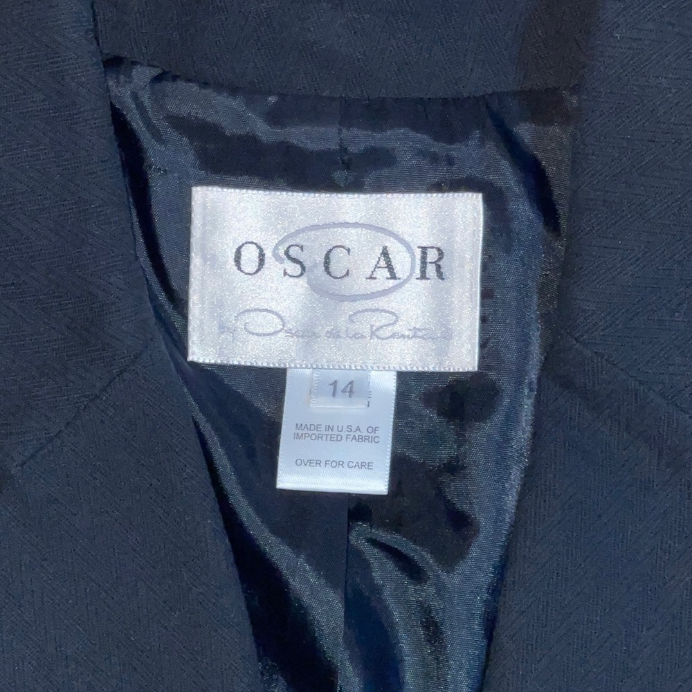 Oscar De La Renta Blazer Black Size 14 - Picture 3 of 6